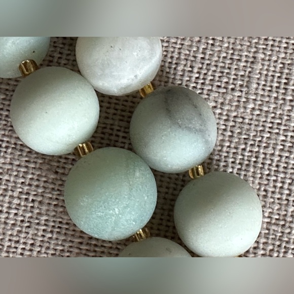 26-1/2 inch Amazonite bead necklace NWOT - Picture 9 of 13